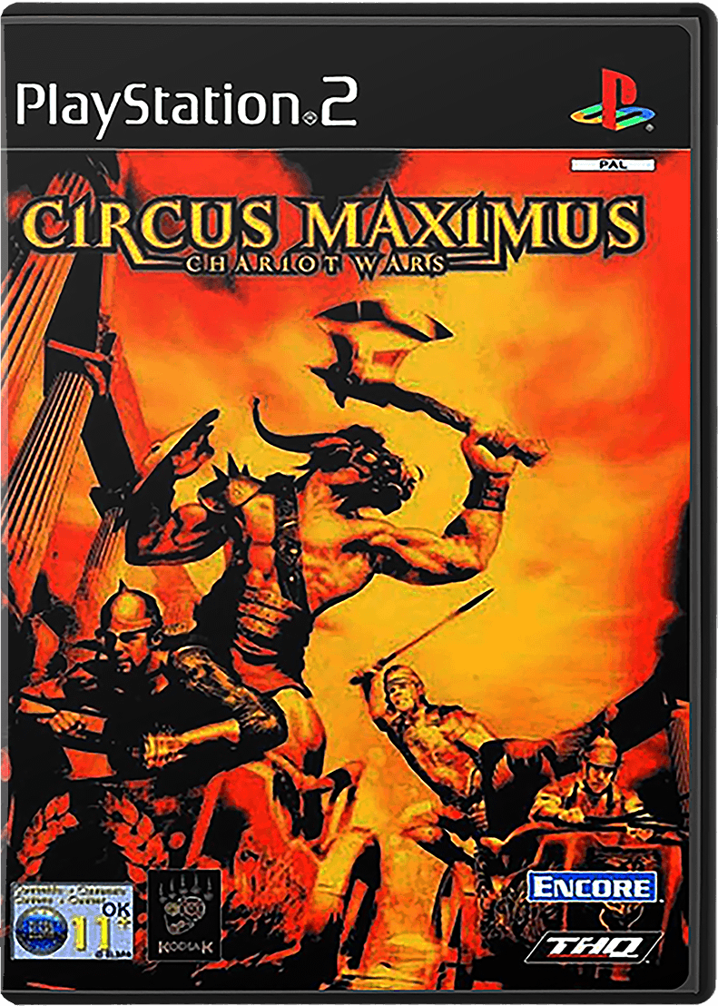 Circus Maximus: Chariot Wars box art for Playstation 2